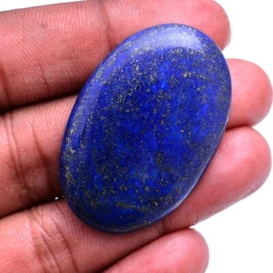 75 Cts Blue Lapis Lazuli With Gold Flecks Oval Cabochon Untreated Loose Gemstone - Picture 1 of 5