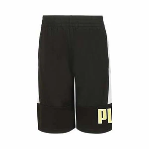 PUMA Boys' Rebel Side Stripe Performance Shorts, Black, Size 7 - Picture 1 of 3