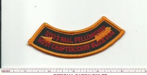SCOUT BSA OA LODGE 257 AGAMING 2003 FALL FELLOWSHIP ROCKER STRIP PATCH MERGED MN - Picture 1 of 1