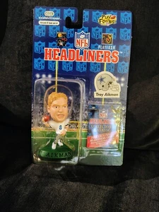 1996 NFL Corinthian Headliners TROY AIKMAN DALLAS COWBOYS Action Figure NEW - Picture 1 of 4