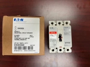 EHD3035 EHD 3Pole 35Amp 480Volt Bolt-On EATON Cutler Hammer NEW IN BOX - Picture 1 of 8