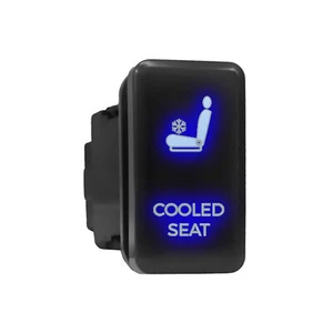 COOLED SEAT - LED Push Button Replacement for TOYOTA (1.54 x 0.83 in) Blue - Picture 1 of 3
