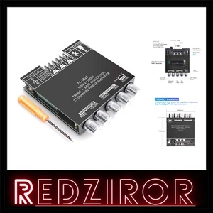 Bluetooth Verstärker 2.1 Kanal 50W 100W Subwoofer HiFi Stereo DC12-24V - Bild 1 von 2