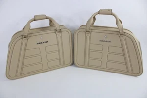 Ferrari 599 GTB Sabbia 2007-2012 juego de equipaje de cabina de 2 piezas de cuero - Imagen 1 de 24