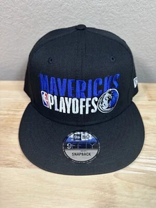 Dallas Mavericks 9Fifty Playoffs 2024 Hat Cap SnapBack Black Blue White Luka - Picture 1 of 6