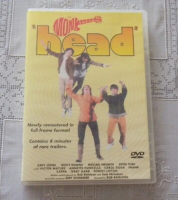 The Monkees "Head" DVD Rhino R2 4460 Psychedelic Comedy Frank Zappa Sonny Liston - Image 1 of 4