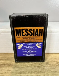 George Handel - Messiah - Philadelphia Orchestra - Cassette Tape Box Set - - Picture 1 of 8
