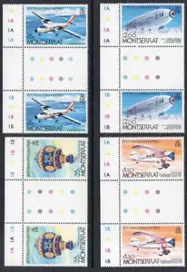 MONTSERRAT MNH 1983 200 años de juego de canaletas de vuelo tripulado - Imagen 1 de 1