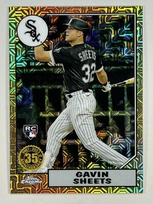 Gavin Sheets #T87C-65 2022 Topps - 1987 Topps Baseball 35th Anniversary Chrome - Image 1 of 3