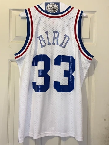 MITCHELL & NESS LARRY BIRD ALLSTAR JERSEY #33 FEB 7, 1988 BRIGHT SIZE XL BLING!! Cover