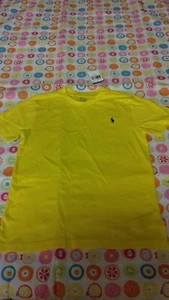 RALPH LAUREN Boys T Shirt Yellow Age 6-7 Years - BNWT - Picture 1 of 5