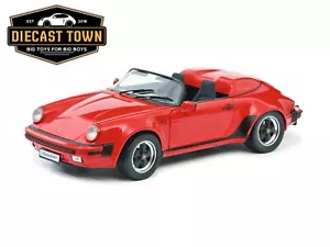 Porsche 911 Speedster Cabriolet 1989 Schuco 1/12 rojo - Imagen 1 de 6