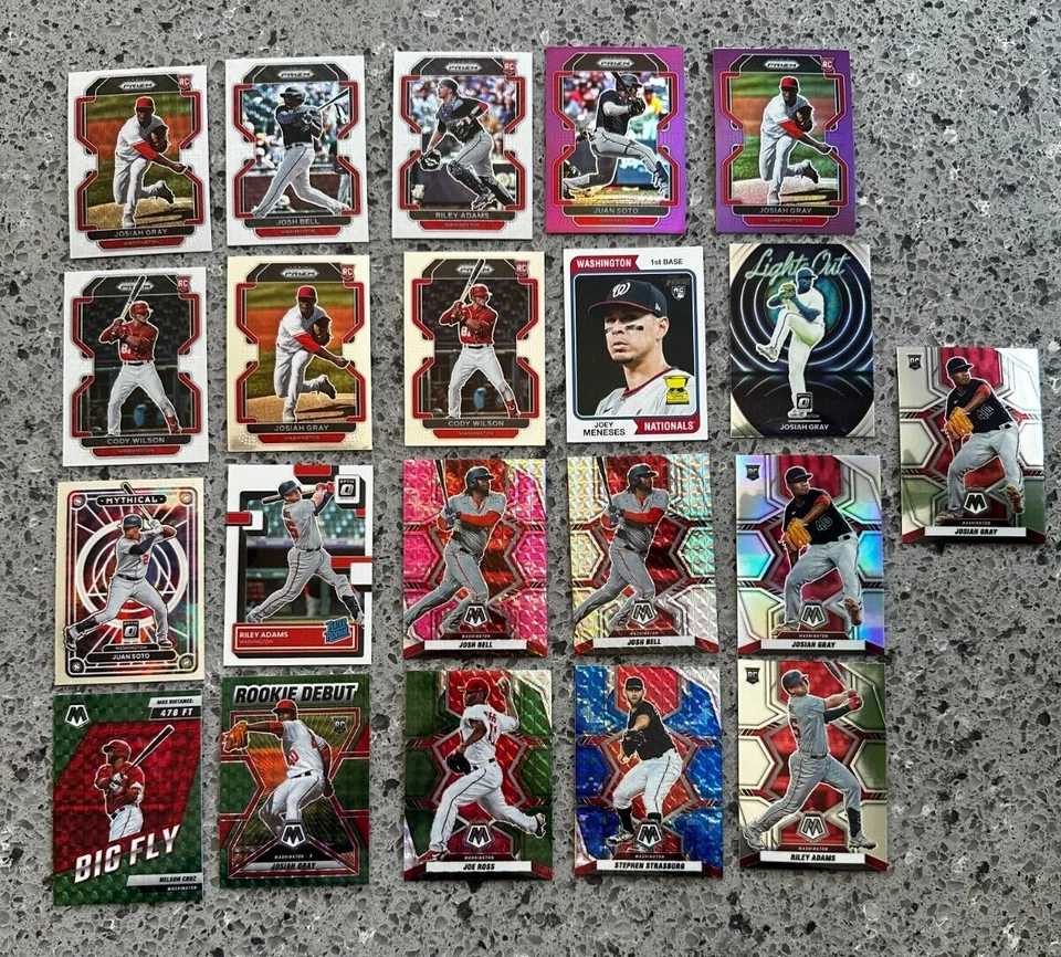 Washington Nationals 2022-2023  ** 21 Cards** SEE DESCRIPTION - Image 1 of 1