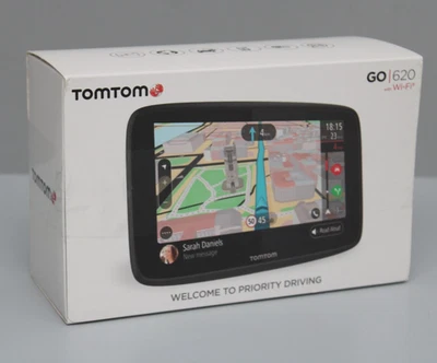 TomTom GO 620 mit WiFi - 6" Touchscreen PKW Weltweit Weltkarte Navigationssystem - Bild 1 von 4