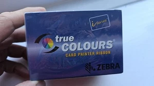 Zebra Ribbon P310i P320i P330i P430i YMCKO 800015-440 True Colours ID Card - Afbeelding 1 van 3