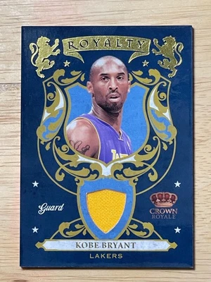 2010 Panini Crown Royale Kobe Bryant Royalty Game-Worn card # 1 serial 13/499 - Image 1 of 2