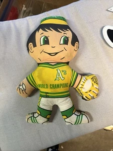 Very Rare! Oakland A's  The World Champions 15' RAG DOLL - Picture 1 of 3