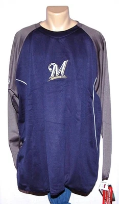 Sudadera Majestic Milwaukee Brewers Base Térmica 5XL GRANDE Y ALTA - MLB Foto 1 de 4