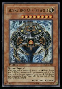 Yugioh! Arcana Force XXI LODT-EN016 Ultra Rare 1st Ed MP - Picture 1 of 2