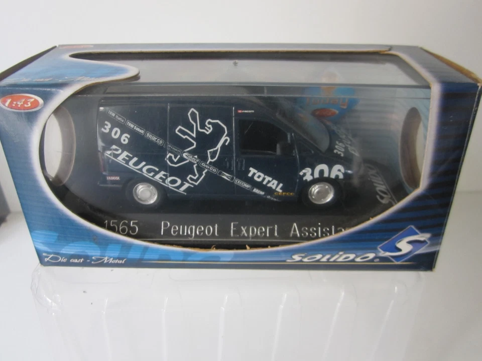 1/43 SOLIDO FOURGONNETTE CAMIONNETTE PEUGEOT EXPERT ASSISTANCE 306 - Photo 1/4