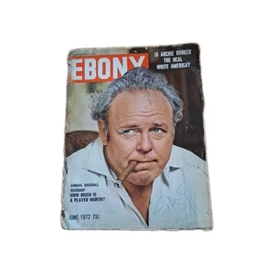 JUNE 1972 Ebony magazine IS ARCHIE BUNKER THE REAL WHITE AMERICA? NEWSSTAND - Picture 1 of 4