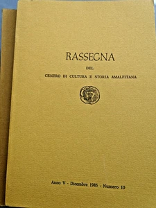 amalfi rassegna centro cultura e storia amalfitana numero 10 1985 vedi index - Picture 1 of 2