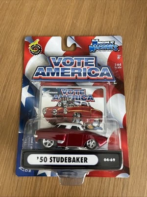 2004 Muscle Machine 50 Studebaker Vote America Series 04-61  1:64 Scale - Image 1 of 4