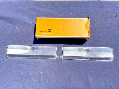 1962 Buick Invicta LeSabre Electra 225 NOS Park Light Lamp Lens Pair - Image 1 of 4