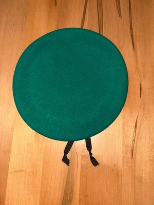 Elosegui Desde Beret Fina 100% Military Style Wool Waterproof 10.5" Green Spain - Image 1 of 3