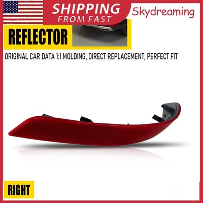 Refletor de para-choque traseiro direito ajuste 2010-2012 Mercedes Benz GL550 GL450 GL350 X164 F - Imagem 1 de 4