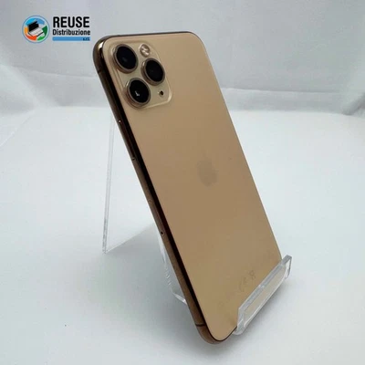 Apple iPhone 11 Pro, 256Gb, Gold, Smartphone, Ricondizionato, A164AG - Immagine 1 di 4