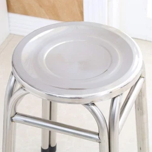 Stacking Stool Classroom Stool Comfortable Seating Round Non Slip Stainless - Picture 1 of 7