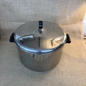 Farberware Aluminum Clad Stainless 8 QT Quart Stock Pot w/ Lid Bronx, USA - Picture 1 of 10