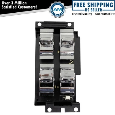 Power Window Switch 4 Button for 91-96 Chevy Impala Roadmaster Cutlass Master - Image 1 of 4