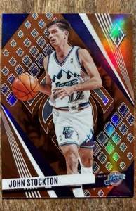 John Stockton 2023 Panini Phoenix Orange #10 Serial Numbered 95/99 - Picture 1 of 2