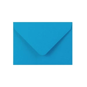 Briefumschlag 82 x 113 hellblau C7 | gummiert | 120 g/m² V-Klappe blau - Bild 1 von 3
