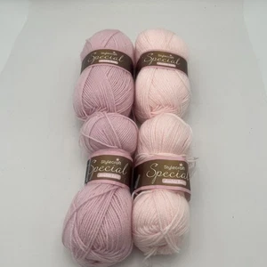Stylecraft Special DK Yarn Each Color 1 New, 1 Partial - Soft Peach, Powder Pink - Picture 1 of 3