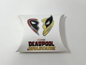 Marvel Deadpool and Wolverine Pins Best Friends Heart Enamel Pin Set New - Picture 1 of 3