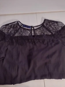 apt 9 Damen XL Bluse schwarz Langarm - Bild 1 von 12