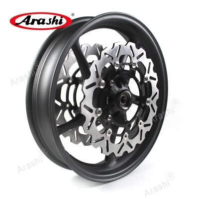 Arashi Front Wheel Rim + Brake Disc Rotor For Yamaha YZF R1 R6 2006 - 2012 2008 — 第 1/4 张图片