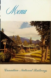 Canadian National Railways Lunch Menu September 12 1949 Jasper Park Lodge - Picture 1 of 3