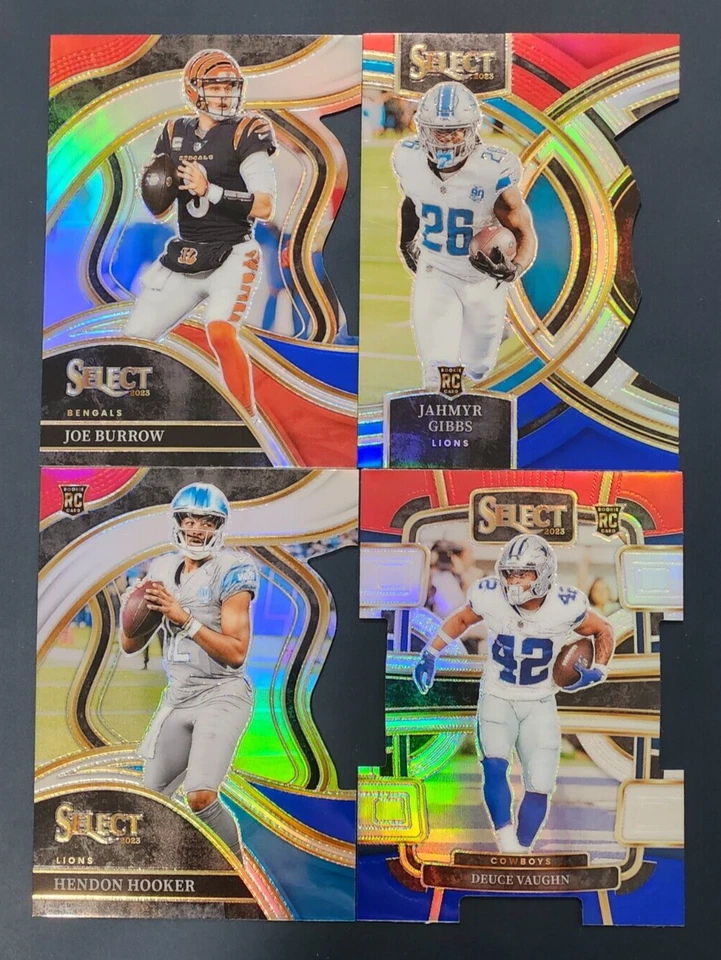 2023 Select Football RED AND BLUE DIE-CUT PRIZMS with Rookies You Pick the Card - Image 1 of 1