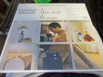 1967 LAURINDO ALMEIDA A мужчина и женщина стерео LP Capitol ST 2701 латинский джаз VG/NM - Изображение 1 из 3