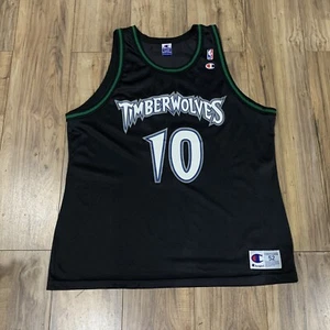 Vintage 90s Champion Wally Sczerbiak Minnesota Timberwolves Jersey Size 52 2XL - Bild 1 von 6