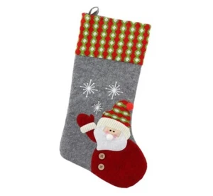 Father Christmas Stocking 48 cm Long - Santa Claus - St Nicholas - Picture 1 of 2