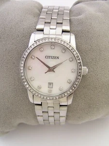 RELOJ CITIZEN MUJER G011 S102065 ACERO INOXIDABLE PULSERA CRISTALES GENUINO - Imagen 1 de 9