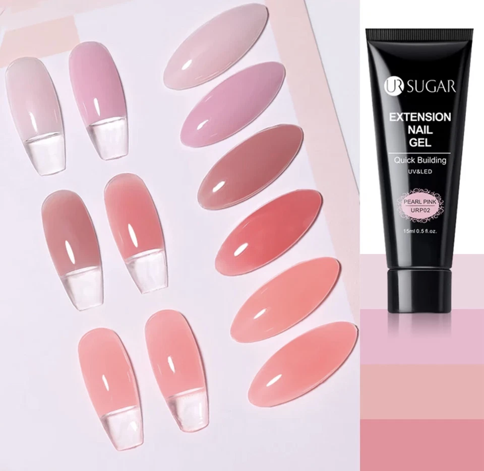 /UR SUGAR / UR SUGAR 15ml Poly Gel UV LED Soak Off Nail Extension Builder False Nails