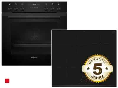 Siemens EQ522IAAB Set Einbauherd HE217GBB4 + Induktionskochfeld EI631CFB1E - Bild 1 von 4