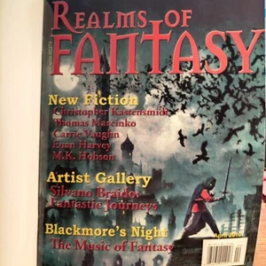 Realms of Fantasy April 2010 New fiction , Thomas Marcinko Carrie Vaughn & more - Picture 1 of 7