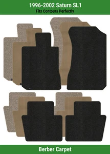 Lloyd Berber Front & Rear Row Carpet Mats for 1996-2002 Saturn SL1  - Picture 1 of 53